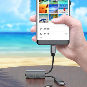 Baseus Pendant Card Reader Usb Type C Kart Okuyucu Adaptör