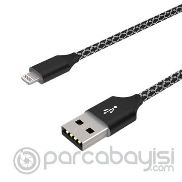 Ally İPhone 13-12 11  3.0A Hızlı Halat Usb Şarj Kablosu 1MM