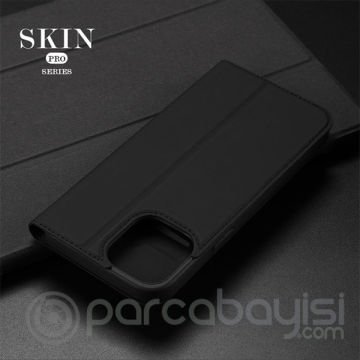 DUX DUCİS İPhone 12 Mini Kılıf Kapaklı Flip Cover Kılıf Skin Pro Series Kılıf