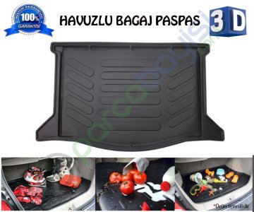 Mercedes C Seri W204 2007-13 Plastik Setli Bagaj Paspası Havuzu 1.Kalite