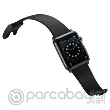 Baseus Slip-Thru Apple Watch 7-8 45mm 6-5-4 44mm Silikon Kordon Kayış 3-2-1 42mm