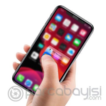 Baseus İPhone 11 Pro- XS-X  0,23mm Anti Spy Çerçeveli Tempered Cam Ekran Koruyucu