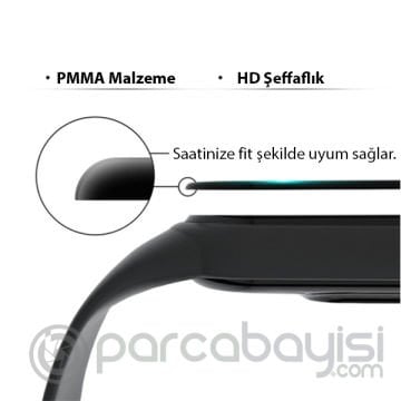 Sm Galaxy Watch 4 44mm 3D Full Kaplama Ekran Koruyucu PET+PMMA