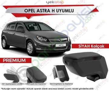 Opel Astra H Uyumlu Siyah Kolçak Kol Dayama Ultra Kaliteli