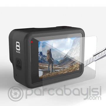 GOR Gopro Hero 8 2in1 Darbe Emici Ekran Koruyucu 2 SET