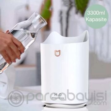 EZERE K7 Çift Sprey Ev Ofis Hava Nemlendirici Humidifier 3300ml