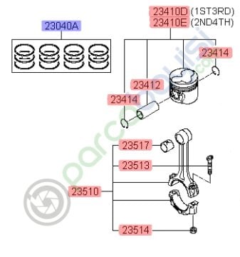 Sekman Takım Kia Bongo Pregıo Orjinal | 2304042530