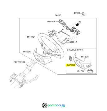 Kia Ceed Düğme Direksiyon Sağ Orjinal | 96780A2000