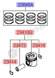 Sekman Takımı 0 25 Kia Bongo Orjinal | 230404A961