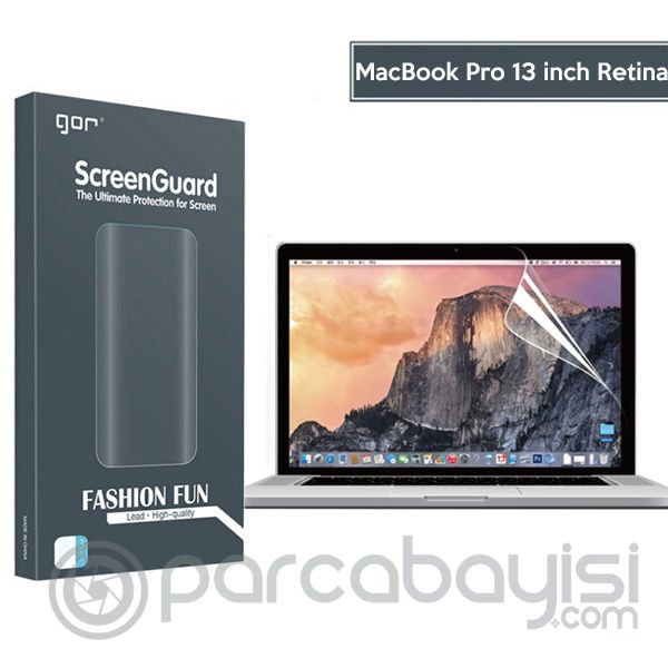 GOR MacBook Pro 13 inch Retina Darbe Emici Ekran Koruyucu