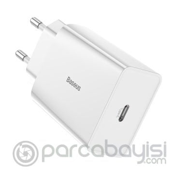 Baseus Speed Mini Quick Charger 20W Şarj Başlık Type-C Hızlı Şarj Adaptörü