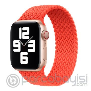 Ally Apple Watch 7-8 45mm 6-5-4 44mm Watch Ultra 49mm Single loop Plastik Kayış Kordon 3-2-1 42mm