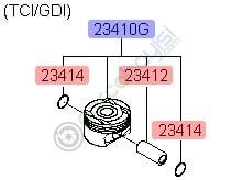 Piston Pim Seti Kia Ceed Pıcanto Rio/Stonıc Orjinal | 2304104802