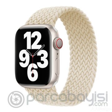 Ally Apple Watch 7-8 41mm 6-5-4 40mm Single loop Plastik Kayış Kordon 3-2-1 38mm