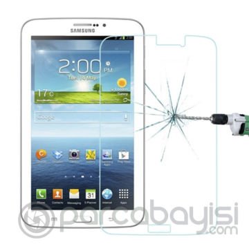 Ally Samsung Galaxy Tab 3 7.0 T210 T211 P3200 İçin Tempered Kırılmaz Cam Ekran Koruyucu