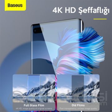 Baseus Huawei Mate40 Pro-Pro+-RS Porsche Design Full 0.25mm Kırılmaz Cam Ekran Koruyucu