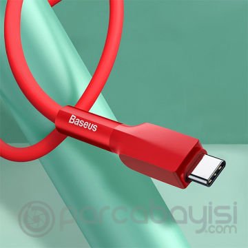 BASEUS Silica Gel USB Type-C  Şarj Usb Şarj Kablosu 2M