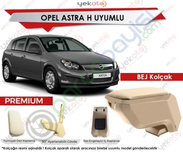 Opel Astra H Uyumlu Bej Kolçak Kol Dayama Ultra Kaliteli