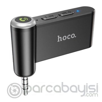 HOCO E58 Magic Bluetooth 5.0 Kablosuz 3.5mm Aux Araç Kiti Ses Alıcısı Verici