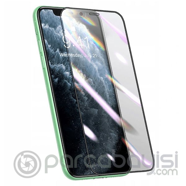 Baseus 0.25MM İPhone 11-XR,3D Curved Full  Tempered  Cam Ekran Koruyucu