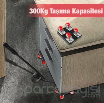 ALLY 300KG Krikolu Tekerlekli Beyaz Eşya ve Mobilya Taşıma Kaydırma Aparatı