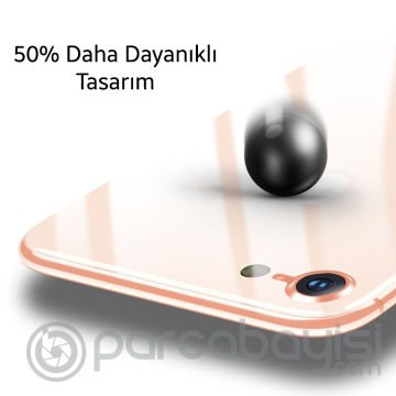 İphone 6plus İphone 6s Plus Arka Renkli Kırılmaz Cam Arka Koruyucu