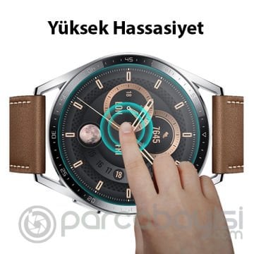 Huawei Watch GT3 46mm Tempered Kırılmaz Cam Ekran Koruyucu