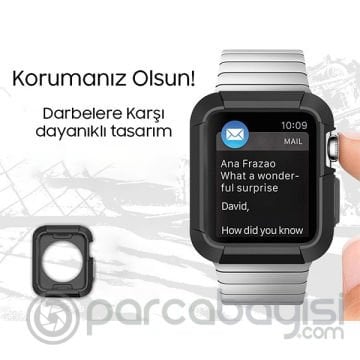 Ally Apple Watch SE-6-5-4 44MM Şok Darbe Onleyici Silikon Kılıf