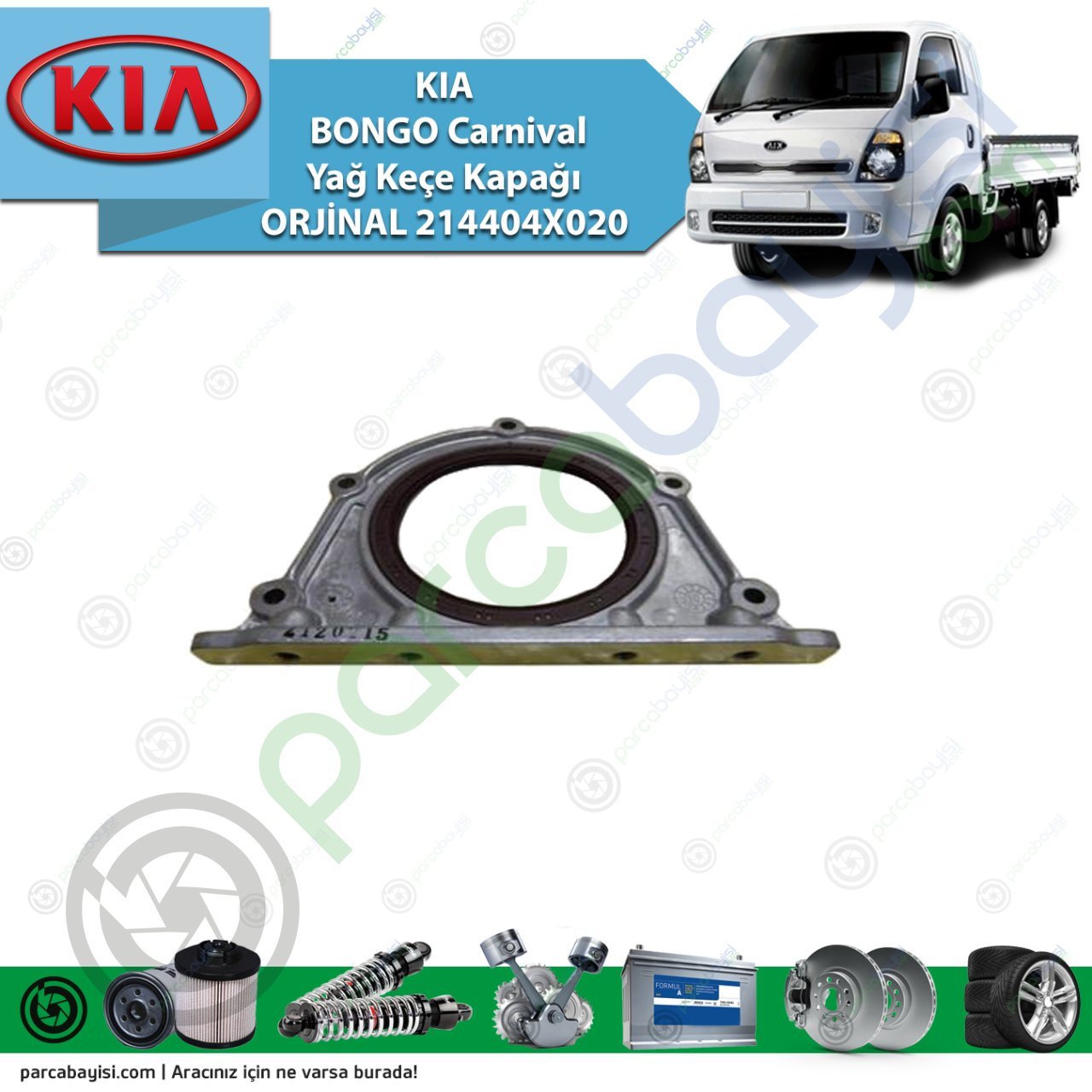 Kia Bongo Carnival Yağ Keçe Kapağı Orjinal | 214404X020