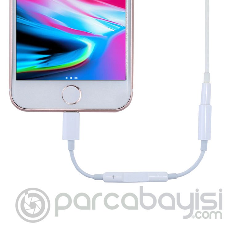 Ally Mh020 İPhone 14-13-12-11 Lighting 3.5mm Kulaklık Jakı Adaptörü