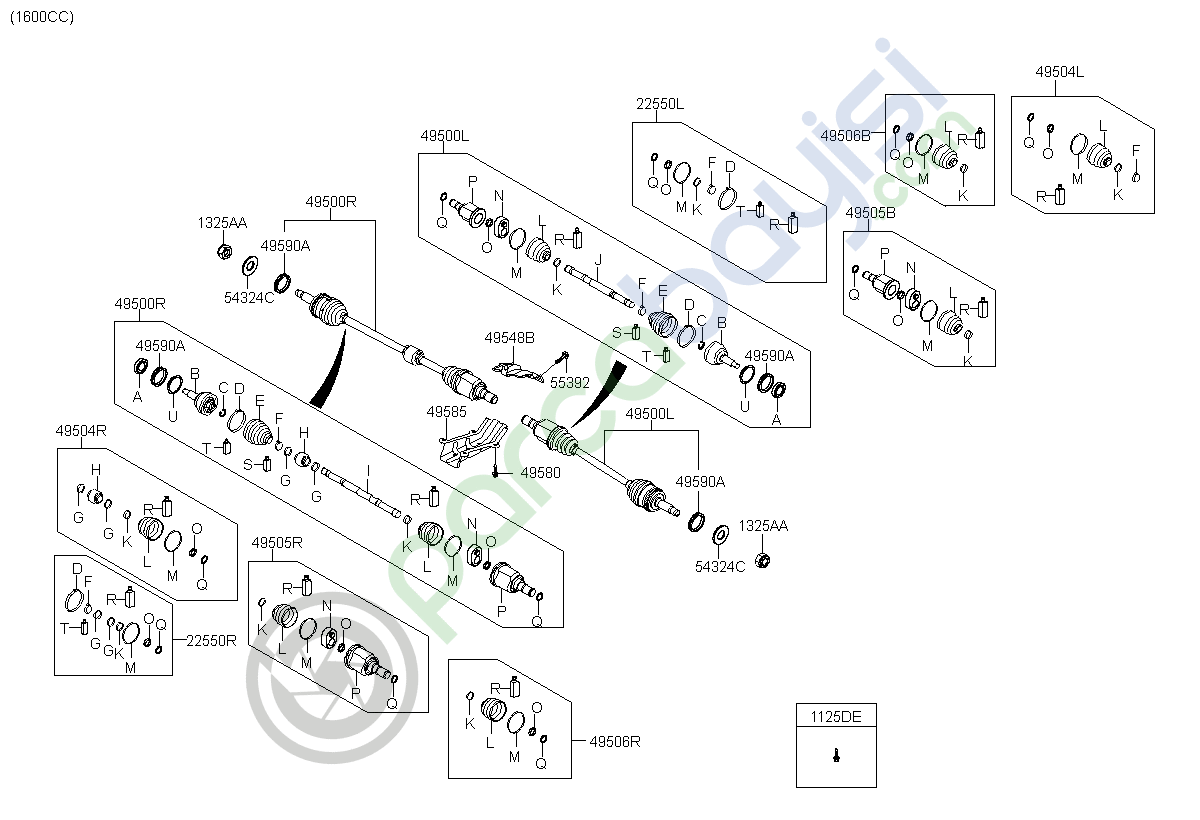 Ön Aks Mil Sol Orjinal | 495011M110