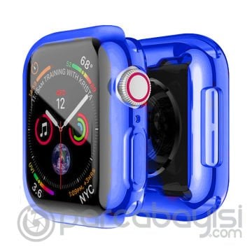 ALLY Apple Watch 7-8 45mm 360 Koruma Ultra Slim Silikon Kılıf