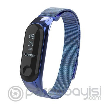 Xiaomi Mi Band 4-3  Metal Kayış Kordon Milano Loop