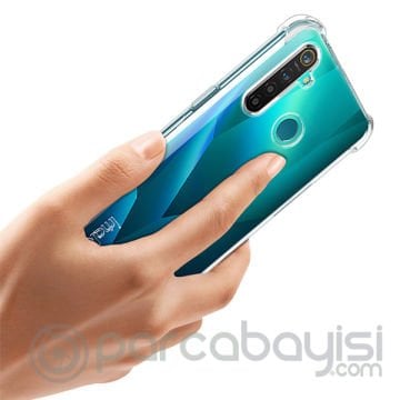 Realme 5 Pro-Realme Q Anti-Drop Darbe Emici Silikon Kılıf