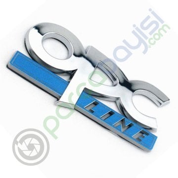 Opc Line Metal 3D Amblem Logo Orjinal Style