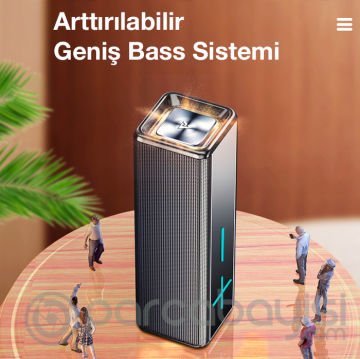 ALLY MC V13 TWS Taşınabilir Kablosuz Hoparlör Subwoofer