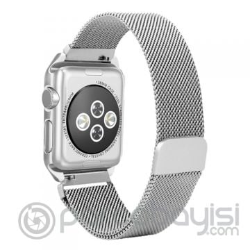 Ally Apple Watch 6-5-4 44mm Metal Kayış Milano Loop+metal Kılıf