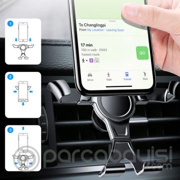 FLOVEME Araç Havalandırma Telefon Tutucu  Gravity Snap-on