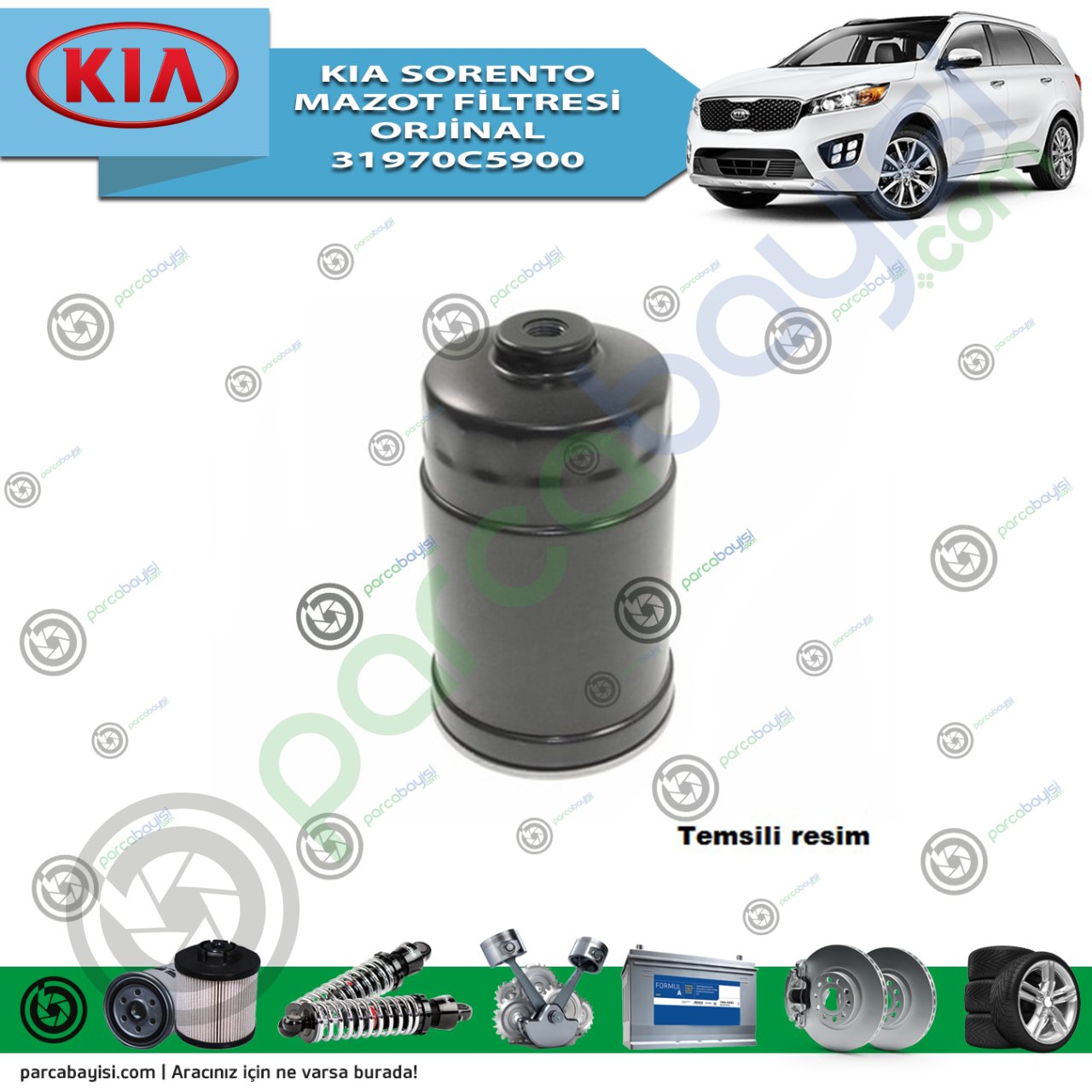 Kia Sorento Mazot Filtresi Orijinal | 31970C5900