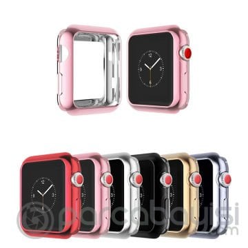 Ally Apple Watch İçin 42mm 1,2,3 Ultra Slim Parlak Bumper Tpu Kılıf