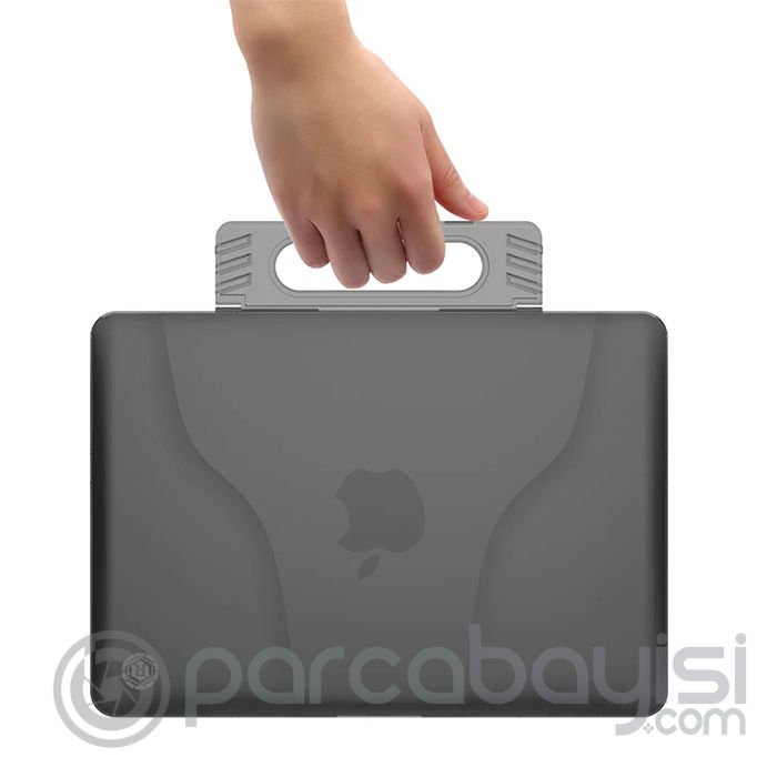 Ally Macbook Pro 13.3 M1 A2338 (2020-2021) Portatif Alt Üst Kılıf Çanta