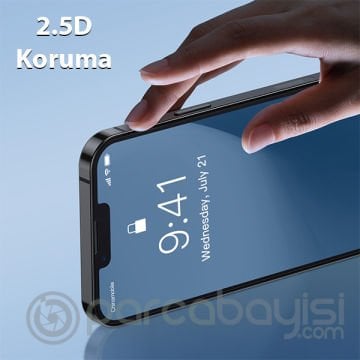 ALLY iPhone 13-13 Pro 6.1inç Tempered Kırılmaz Cam Ekran Koruyucu