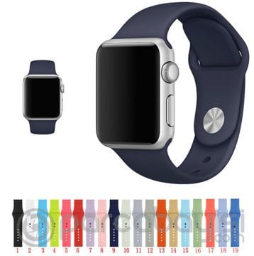 Ally Apple Watch 7-8 45mm 6-5-4 44mm Silikon Kordon Kayış 3-2-1 42mm