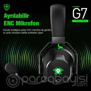 Plextone G7 Profesyonel Kulaküstü Kablosuz Kulaklık Bluetooth E-Spor Oyuncu Kulaklığı