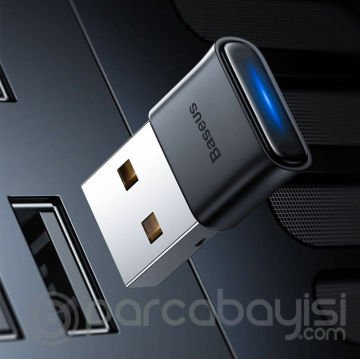 Baseus BA04 Mini USB Bluetooth 5.0 Wireless Kablosuz Adaptör