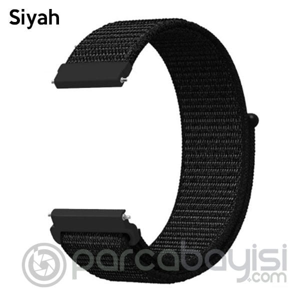 22MM Gear S3 Watch 4 -Gt2 GT2E 46MM Kayış Kordon Lylon Loop