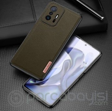 Dux Ducis Fino Serisi Xiaomi 11T- 11T Pro Kılıf Premium Dokuma Silikon Kılıf