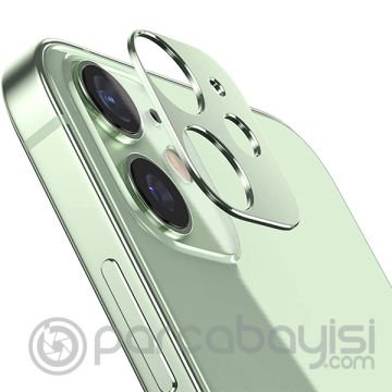 İPhone 12 3D Metal Kamera Koruyucu Metal Lens