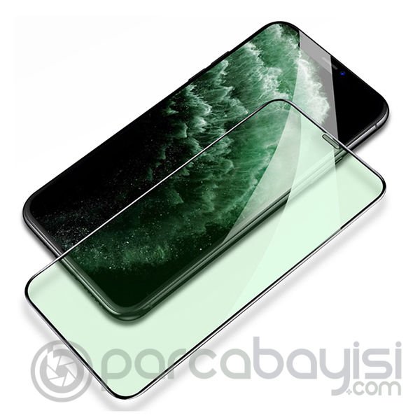 ALLY İPhone 11 -XR Anti -Blue Green Light Göz Korumalı Tempered Full Ekran Koruyucu