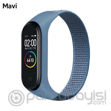 Xiaomi Mi Band 5-4-3  Nylon Kayış Kordon